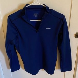 blue patagonia baselayer